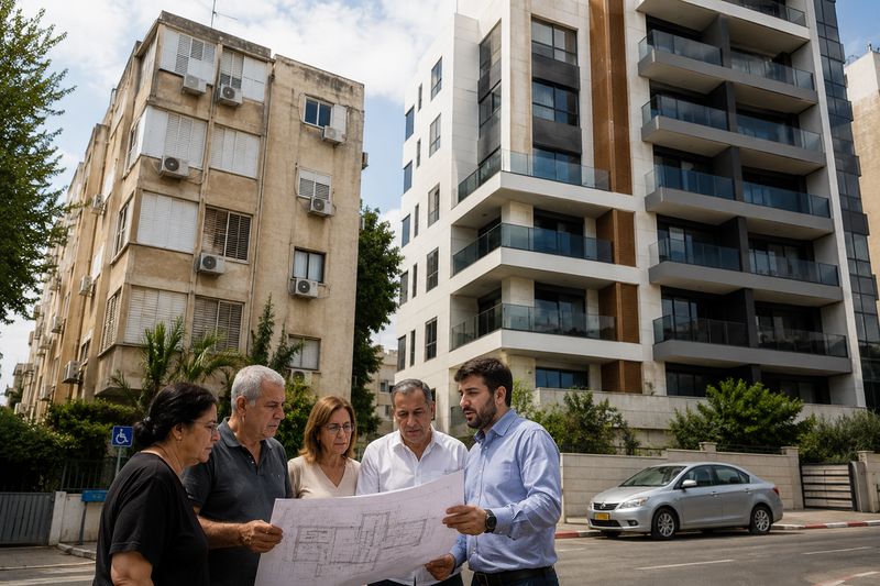 בניין בהתחדשות עירונית